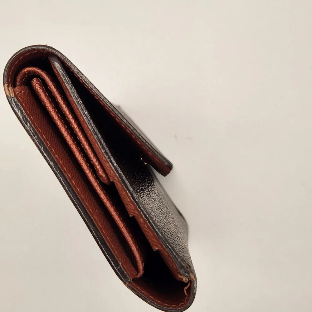 Vintage Louis Vuitton Monogram Long Wallet Trifold November 1991 France TH0911
